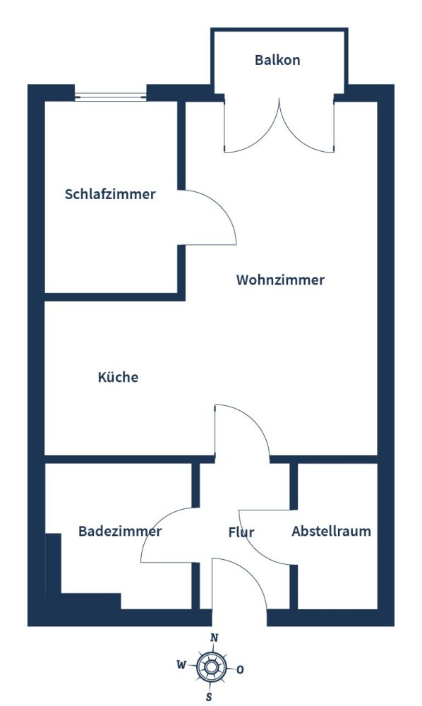 1 Schlafzimmer Wohnung in Biesdorf, Germany, Nr. 20157