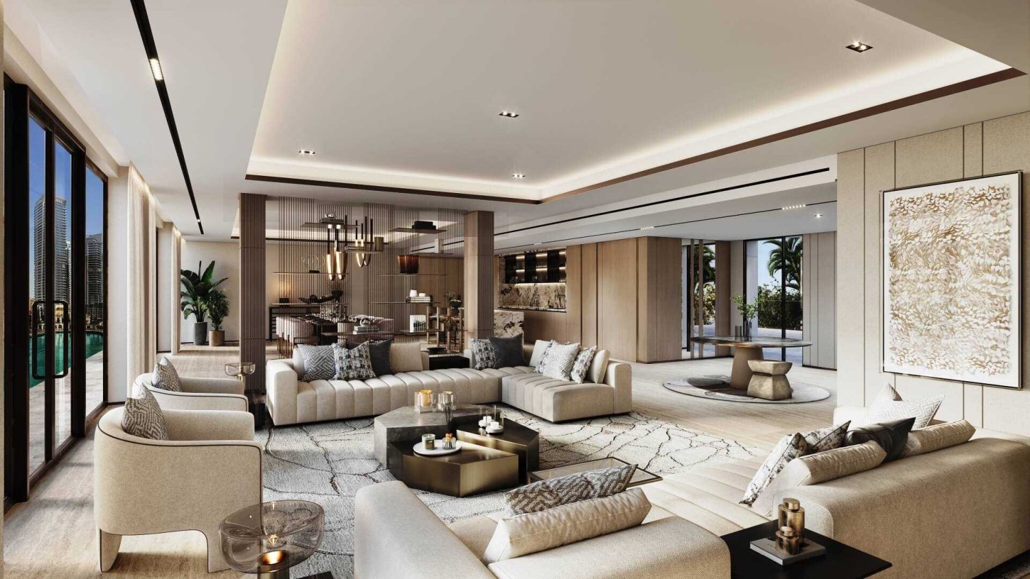 Apartamento de 4 dormitorios en LIV WATERSIDE, Dubai Marina, UAE No. 64238