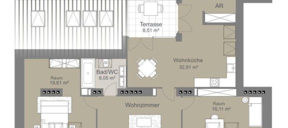 4 rooms Apartment in Meidling, Austria No. 100318 25