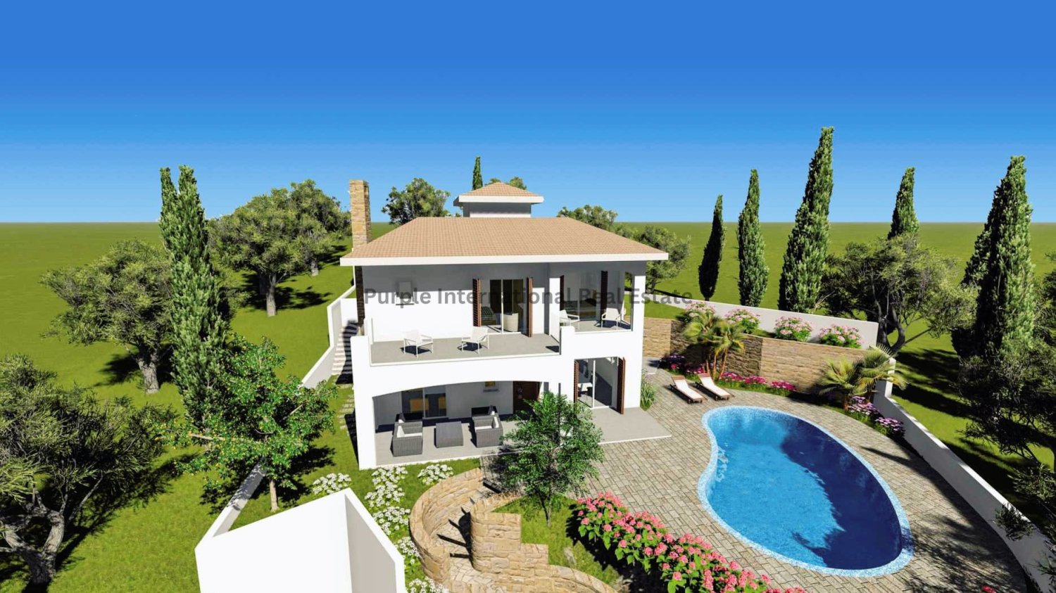 4 غرف نوم فيلا في Tala, Cyprus رقم 1093