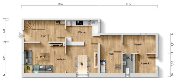 4غرفة تاون هاوس في Delmenhorst, Germany رقم 93449 19