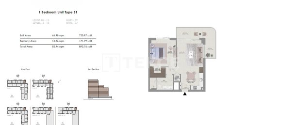 3 dormitorios apartamento en venta en Mina Rashid, Dubai, UAE № 112073 12