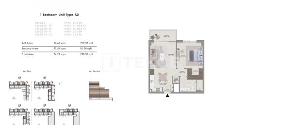 3 dormitorios apartamento en venta en Mina Rashid, Dubai, UAE № 112073 10