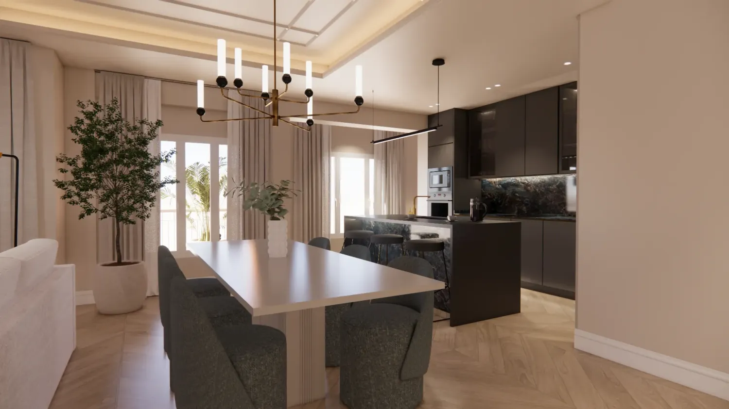 3 bedrooms Apartment in Madrid, Spain No. 126252