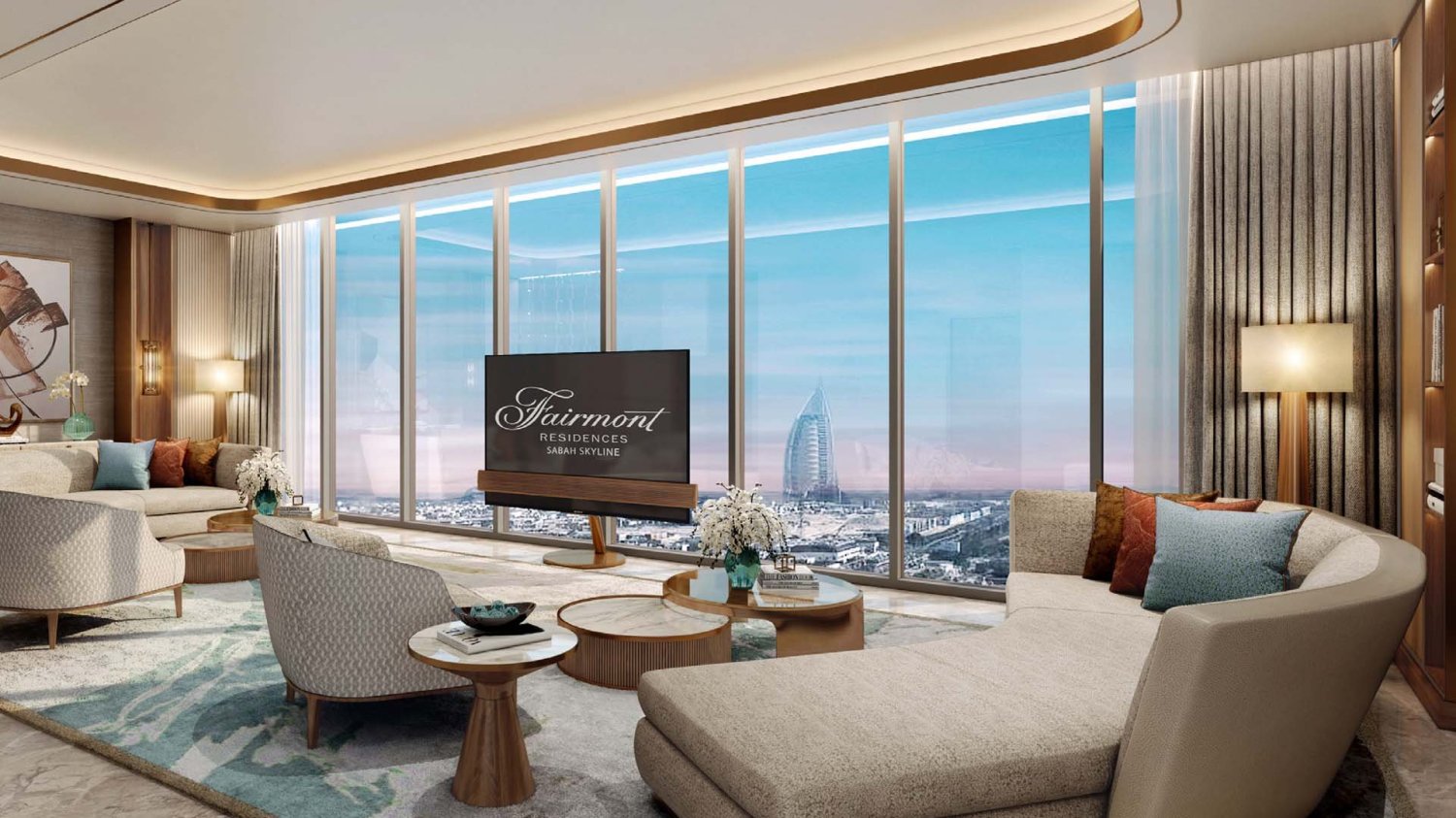 Квартира с 2 спальнями в FAIRMONT RESIDENCES, Al Sufouh, ОАЭ № 59771