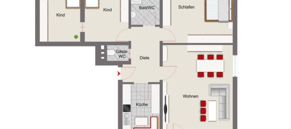 4 rooms Apartment in Herford, Germany No. 243839 17