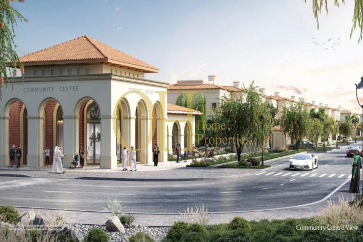 Moradia em banda T3 em Khalifa City, UAE N.º 38610