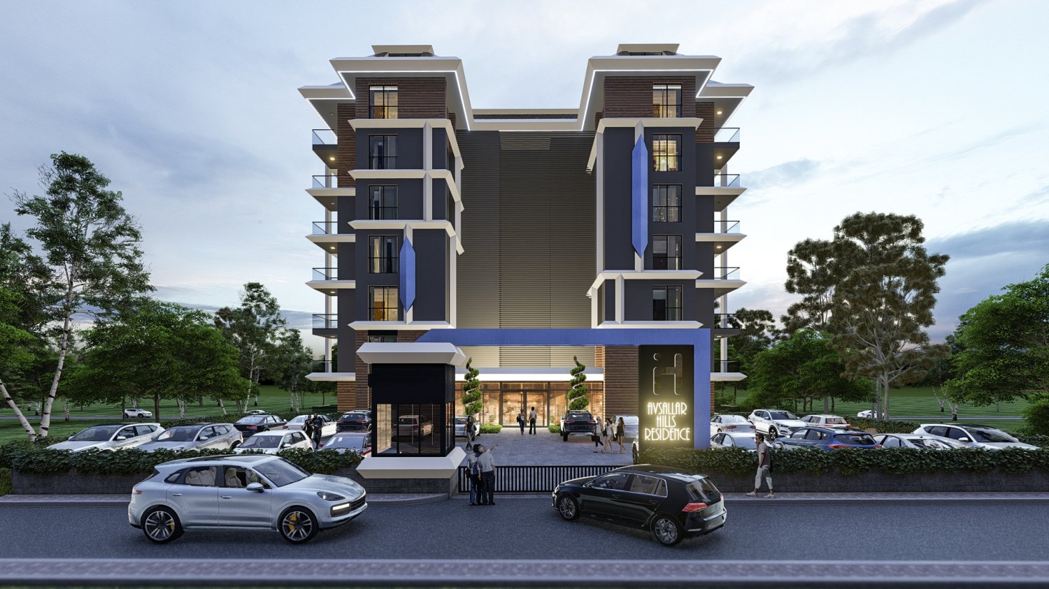 Penthouse 2+1 in Avsallar Hills Residence, Avsallar, Turkey No. 36887