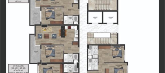 Apartment 1+1 in Avsallar, Turkey No. 2079 23