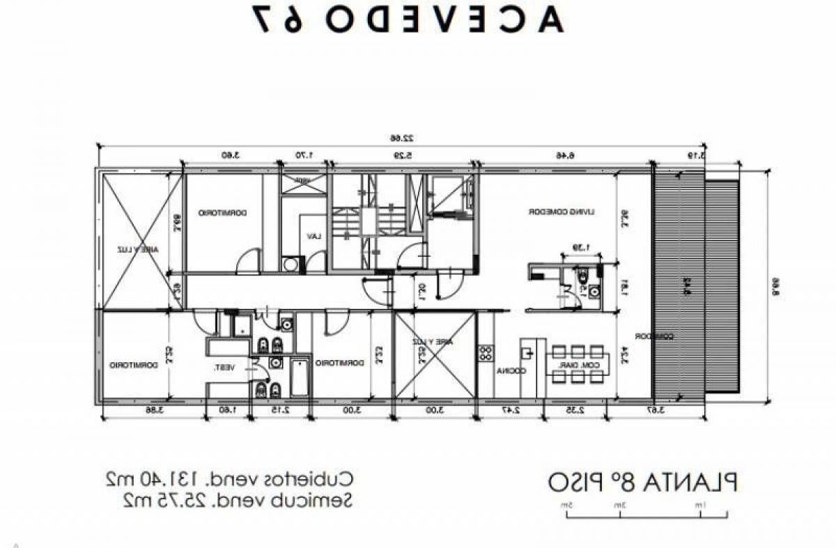 Apartamento T3 em Buenos Aires, Argentina N.º 90802