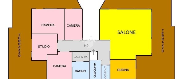 7-Zimmer Penthouse in Rome, Italy, Nr. 22309 37
