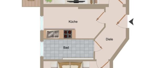 1 Schlafzimmer Wohnung in Prenzlauer Berg, Germany, Nr. 349887 10