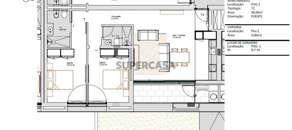 Apartamento de 2 dormitorios en Porto, Portugal No. 157882 13