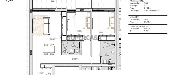 Apartamento de 2 dormitorios en Porto, Portugal No. 157882 11