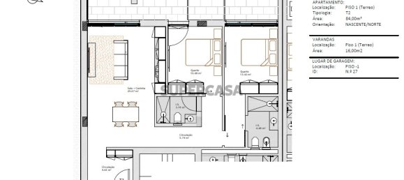 Apartamento de 2 dormitorios en Porto, Portugal No. 157882 16