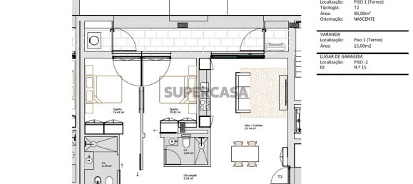 Apartamento de 2 dormitorios en Porto, Portugal No. 157882 12