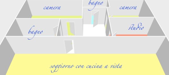 4 rooms Apartment in Turin, Italy No. 49430 39