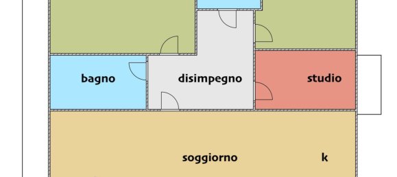 4 rooms Apartment in Turin, Italy No. 49430 40