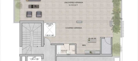 4 chambres Penthouse à Germasogeia, Cyprus No. 8568 4