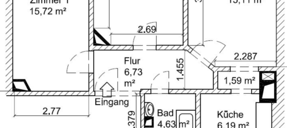 Apartamento T1 em Frankfurt am Main, Germany N.º 327816 5