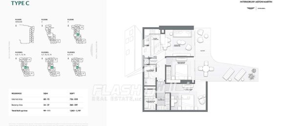 1 Schlafzimmer Wohnung in Al Marjan Island, UAE, Nr. 33232 23