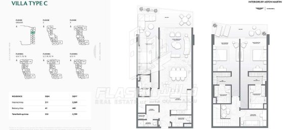 1 Schlafzimmer Wohnung in Al Marjan Island, UAE, Nr. 33232 16