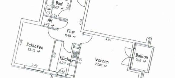 Квартира с 1 спальней в Хакенфельде, Германия № 24412 18