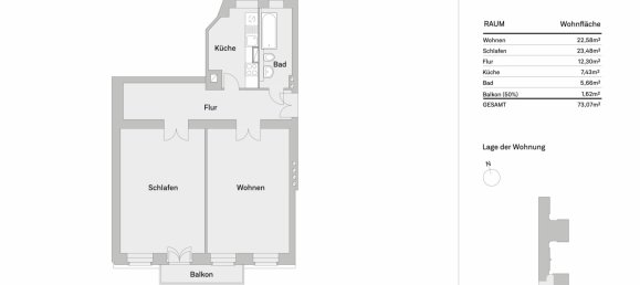 Apartamento de 2 divisões em Friedrichshain, Germany N.º 111756 13