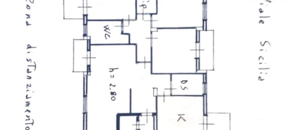 Квартира с 5 комнатами в Кальтаниссетта, Италия № 257052 25