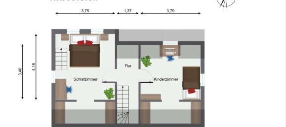 4 rooms House in Neckar-Odenwald-Kreis, Germany No. 349255 19