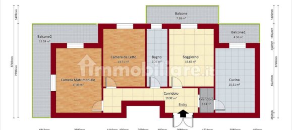 2 chambres Appartement à Genoa, Italy No. 329880 3