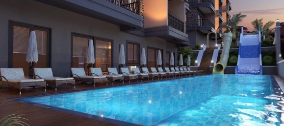 Квартира с 2 комнатами в Оба, Турция № 11120 12