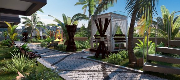 Квартира с 2 комнатами в Оба, Турция № 11120 15