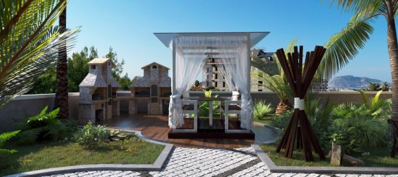 Квартира с 2 комнатами в Оба, Турция № 11120 14