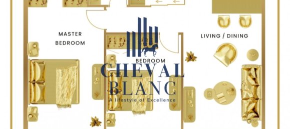 Apartamento T2 em Arjan, UAE N.º 8585 2