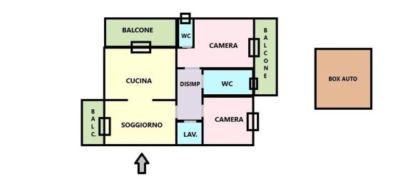 3 rooms Apartment in Casavatore, Italy No. 192444 26