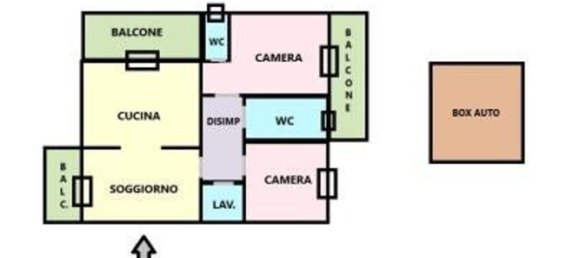 3 rooms Apartment in Casavatore, Italy No. 192444 27