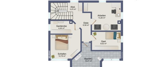4-Zimmer Haus in Hofstätten an der Raab, Austria, Nr. 129489 11