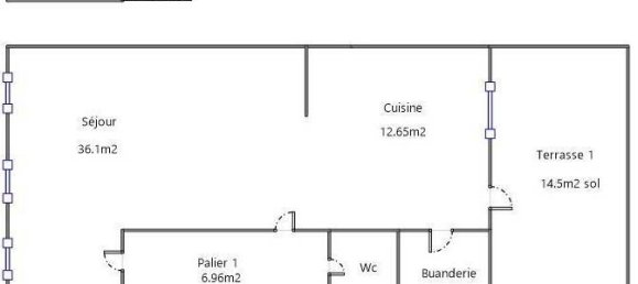 Дуплекс с 2 спальнями в Вильнёв-сюр-Ло, Франция № 355092 15