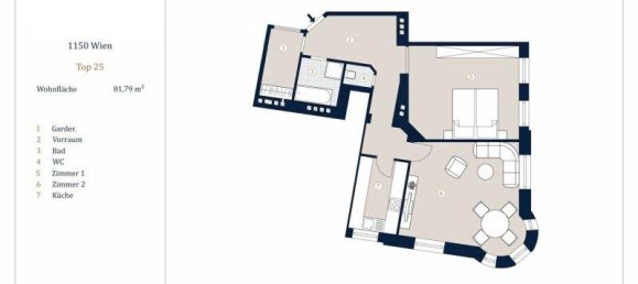 2-Zimmer Wohnung in Rudolfsheim-Funfhaus, Austria, Nr. 214752 12