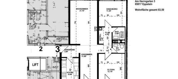 3-salle Appartement à Main-Taunus, Germany No. 328630 9