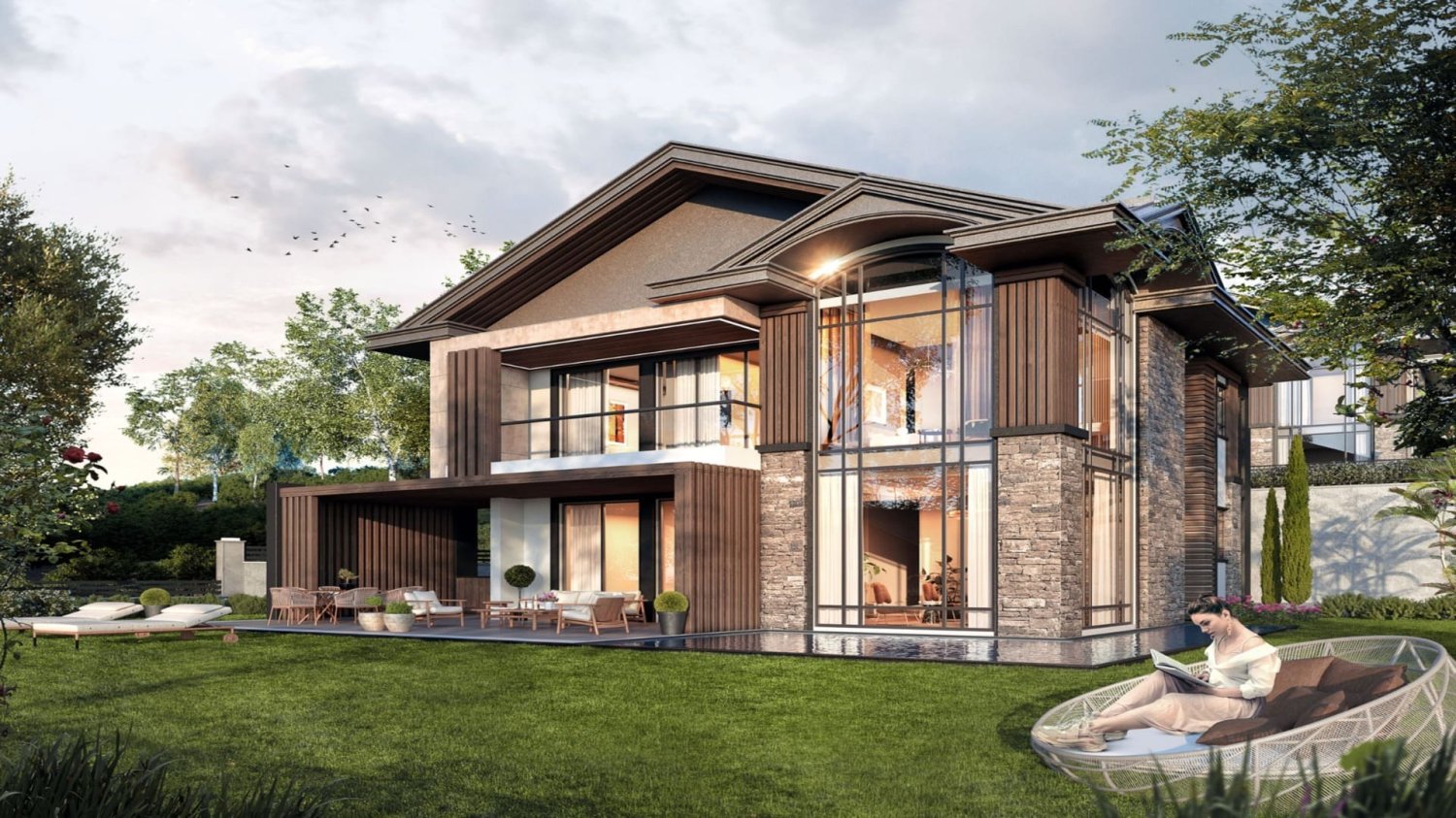 Villa 4+1 in Zeray Kirsal Sapanca, Sapanca, Turkey No. 34978