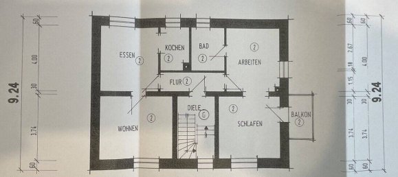 Квартира с 2 спальнями в Санкт-Вендель, Германия № 39123 6