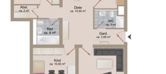 Apartamento de 3 divisões em Stuttgart, Germany N.º 336274 27