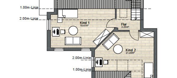 Дуплекс с 3 спальнями в Markisch-Oderland, Германия № 297624 20