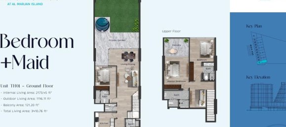 Wohnung in Al Marjan Island, UAE 60m², Nr. 106839 12