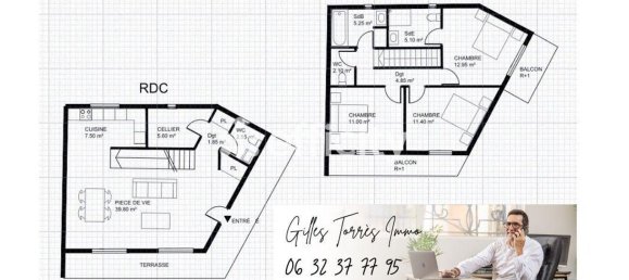 3 غرف نوم منزل في Les Pennes-Mirabeau, France رقم 288342 3