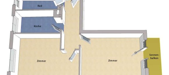 2 rooms Apartment in Zehlendorf, Germany No. 313058 6