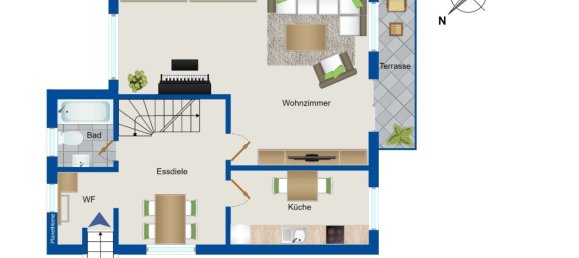 4 rooms House in Wittenberg, Germany No. 133388 8