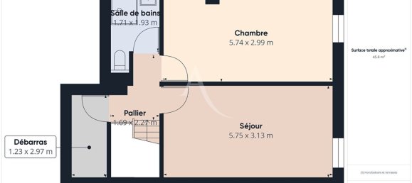 Duplex T2 em Croix, France N.º 216254 6